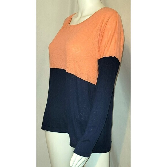 J. Crew Raglan Burnt Out Long Sleeve Tee - Size S - Picture 3 of 9